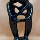 African soapstone statue representing 2 lovers, made in Kenya and