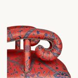 A pair of large armchairs, France early 20th century.