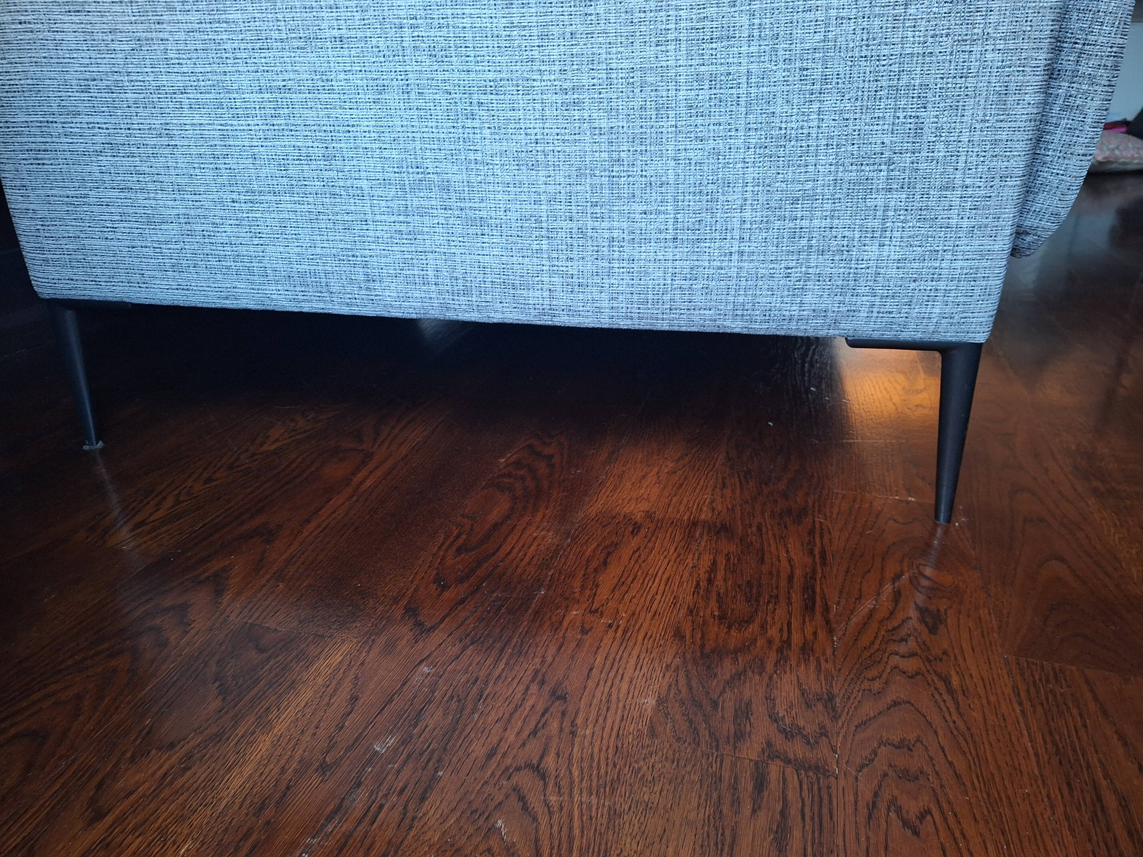 Canapé 2 places gris Duvivier