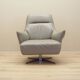 Leather swivel armchair, Italian design, 1990s, manufacture: Natuzzi
