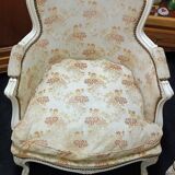 Pair of Louis XV style Bergère armchairs