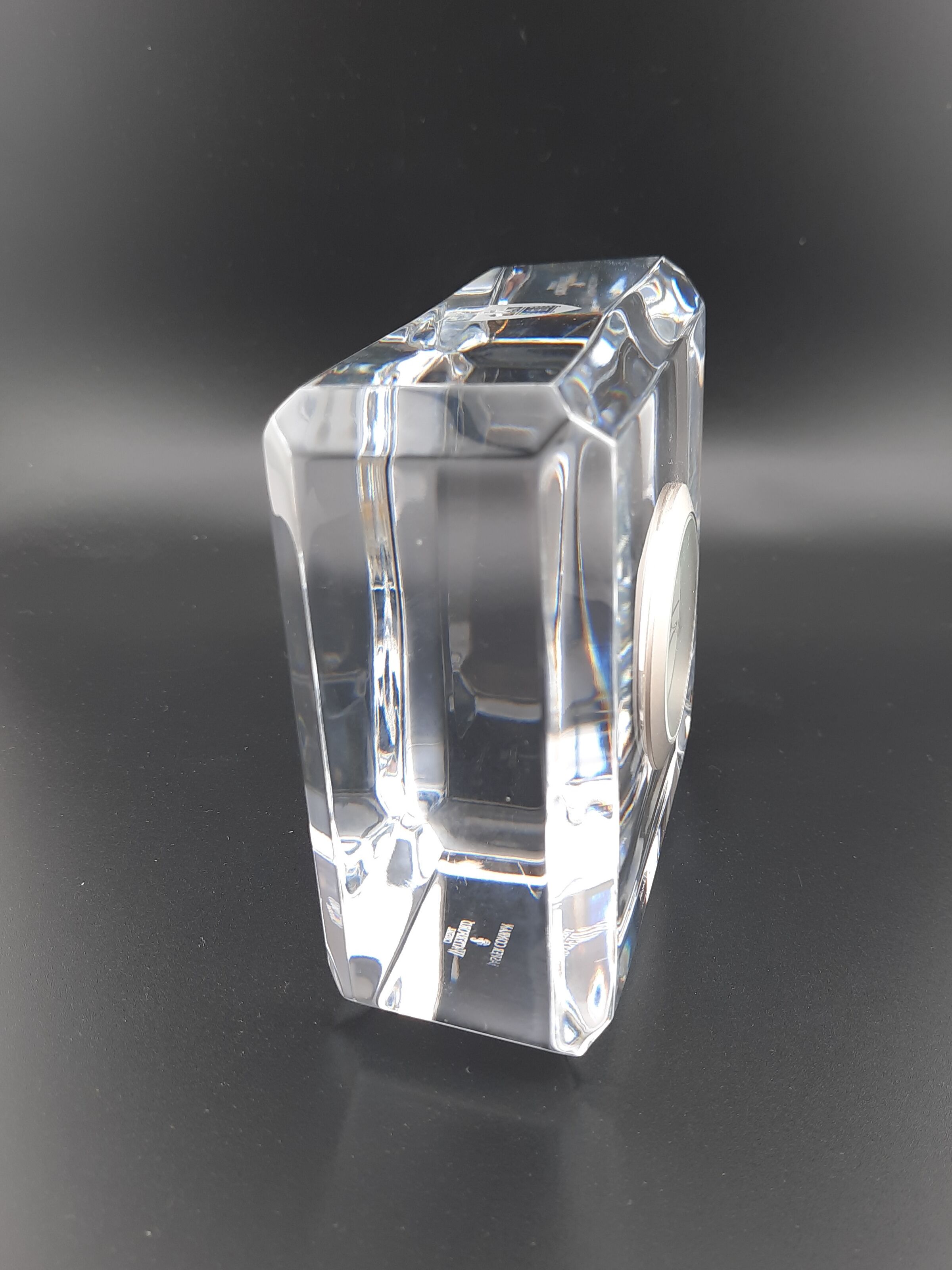 Waterford crystal glass Jasper Conran clock