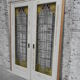 2 portes coulissantes de style art déco
