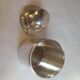 Tea box in silver metal by the silverware Plasait