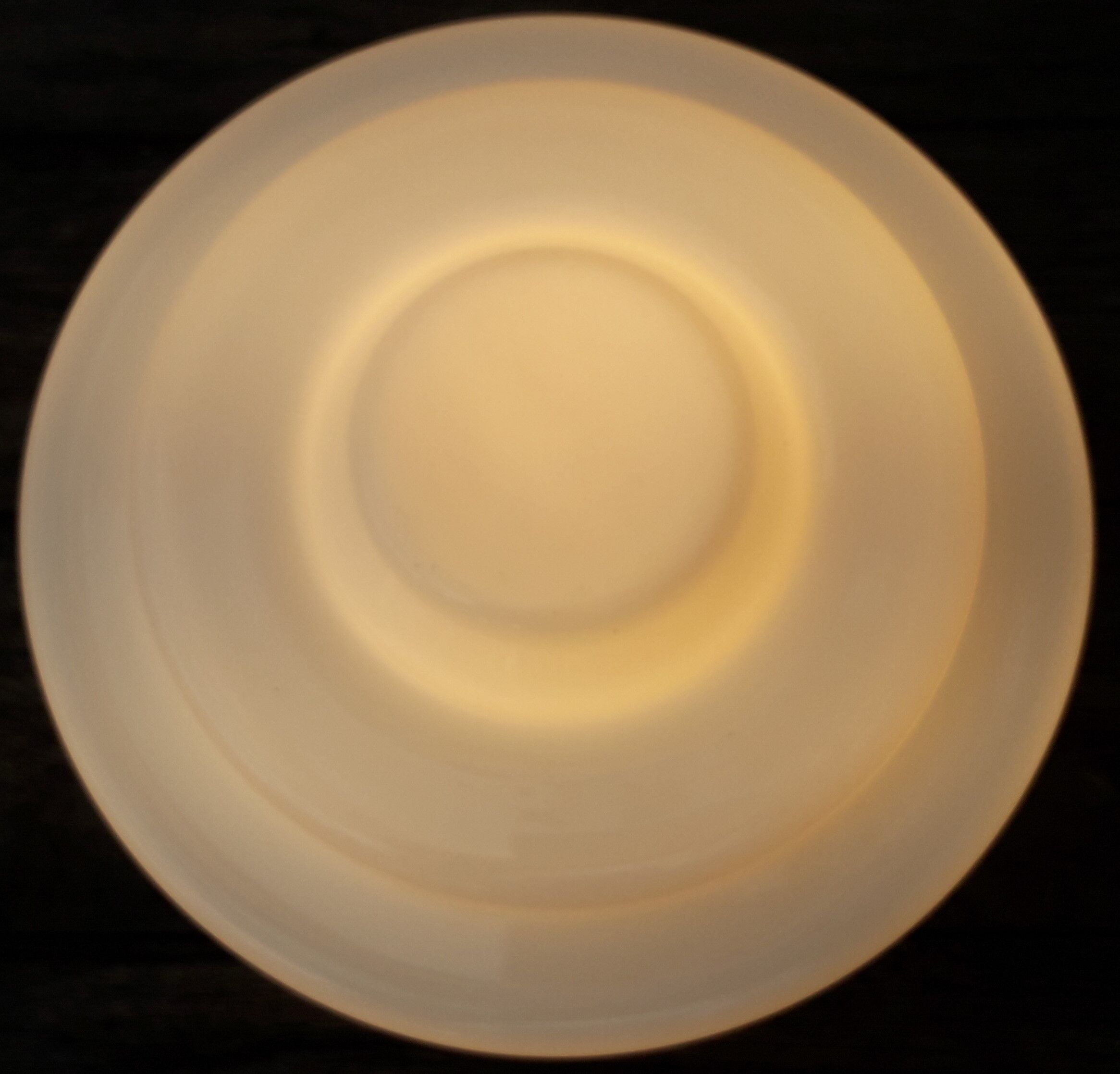 Art deco opaline ceiling lamp