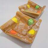 Duo of ashtrays