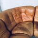 Mid-Century Modern Italian Leather Sectional Sofa by Ipe, Italy, 1970s, Set of 5