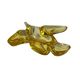 Murano, yellow glass bird-shaped pocket tray, 20th century