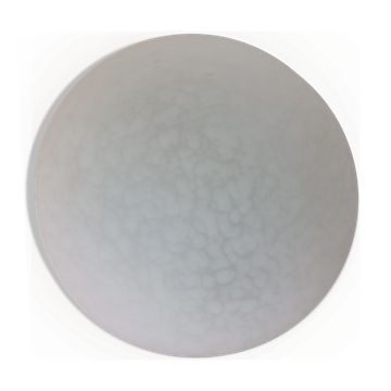 Applique boule verre moucheté de Vianne, demi sphère