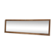 Miroir bois brut biseauté
