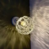Vintage glass globe wall light