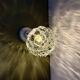Vintage glass globe wall light
