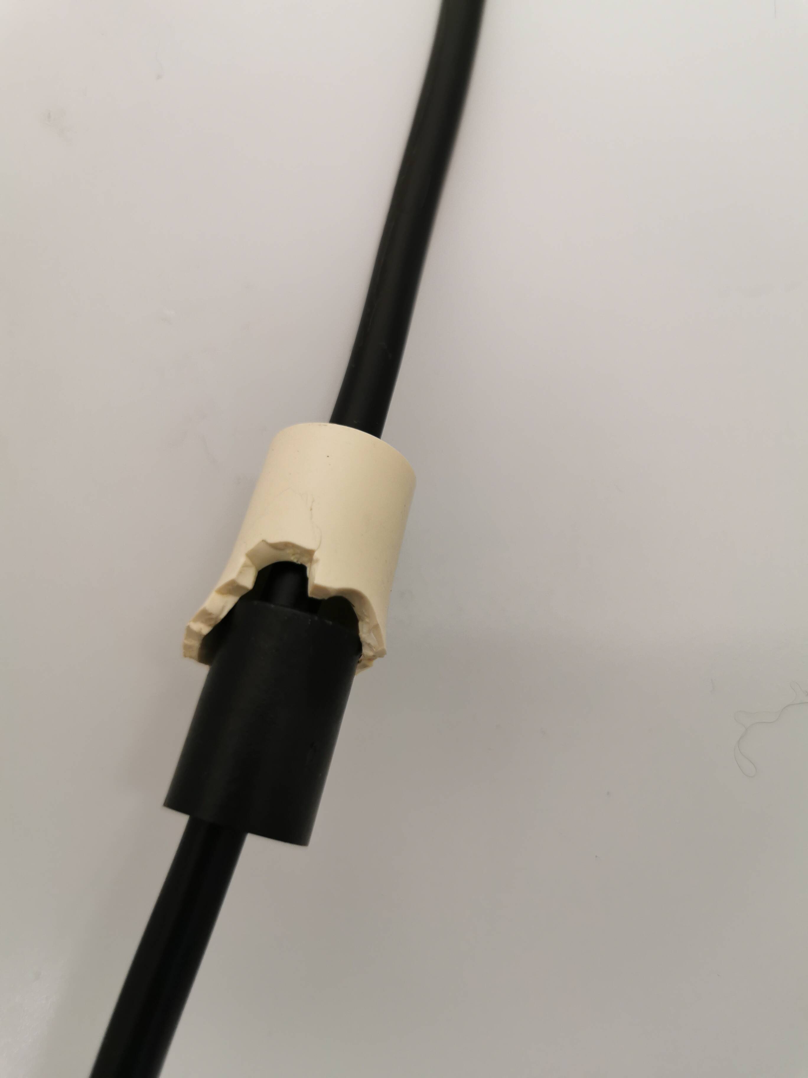 French hanging lamp in milky white glass, model gin fizz, produced by sce