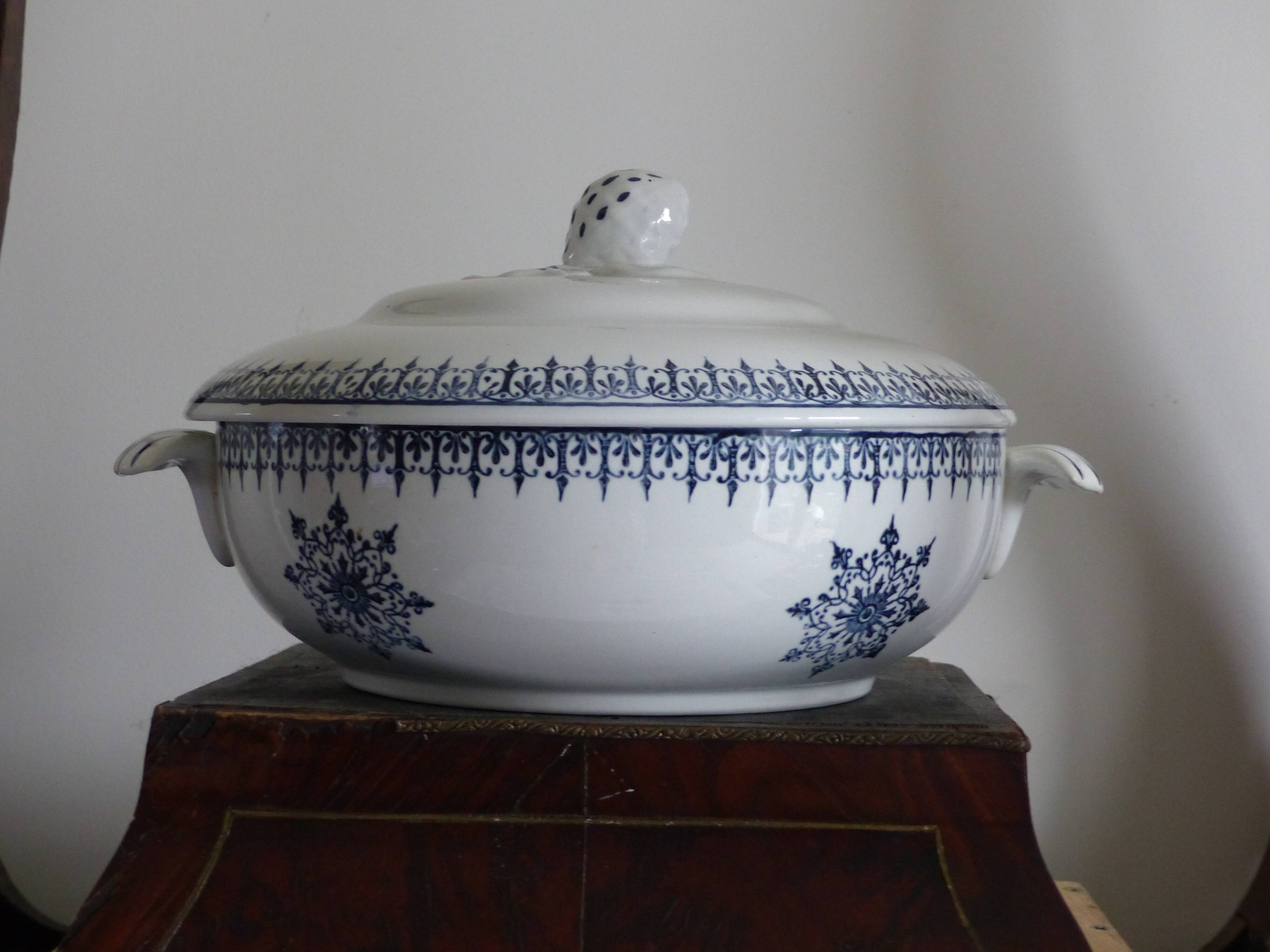 St Amand earthenware tureen.