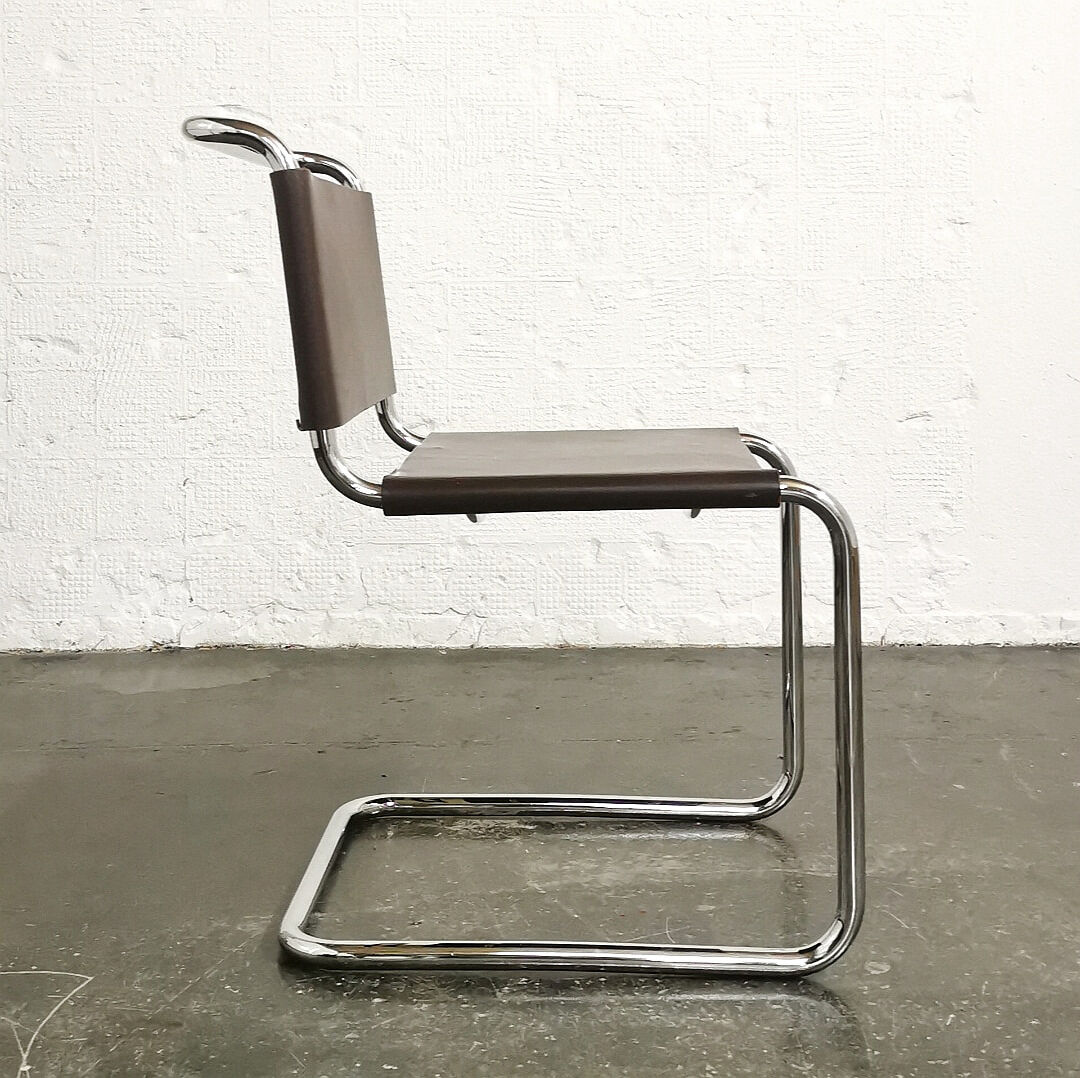 Chaise B33 de Marcel Breuer, édition Gavina, 1970