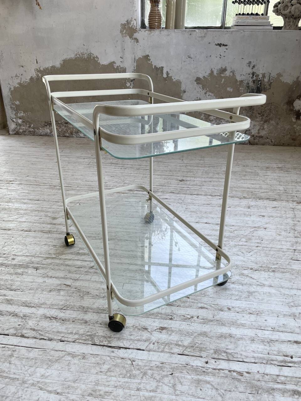 80s serving trolley