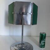 Vintage 1940 triptych barber mirror with bevelled foot - 40 x 35 cm