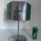 Vintage 1940 triptych barber mirror with bevelled foot - 40 x 35 cm