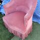 Pink toad armchair