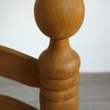 Brutalist chair attributed to Charles Dudouyt, 1940s