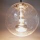 Midcentury Bubble Glass Globe Pendant by Glashütte Limburg, Germany, 1970s