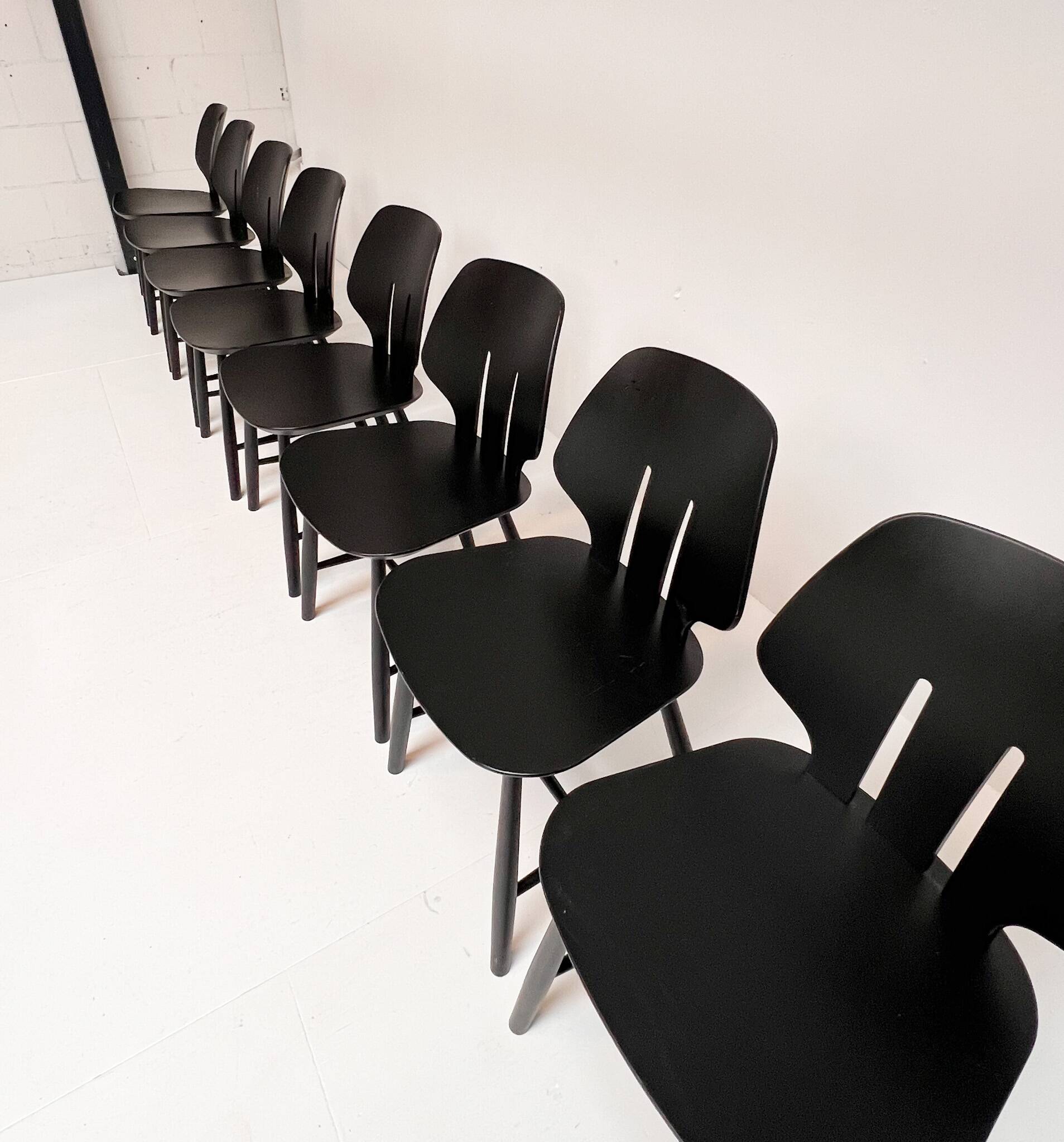 Chaise Ejvind Johansson J67 pour FDB Mobler (à l'unité), années 1970