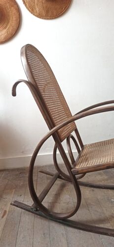 Rocking chair, fauteuil à bascule vintage
