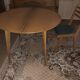 Round oak table