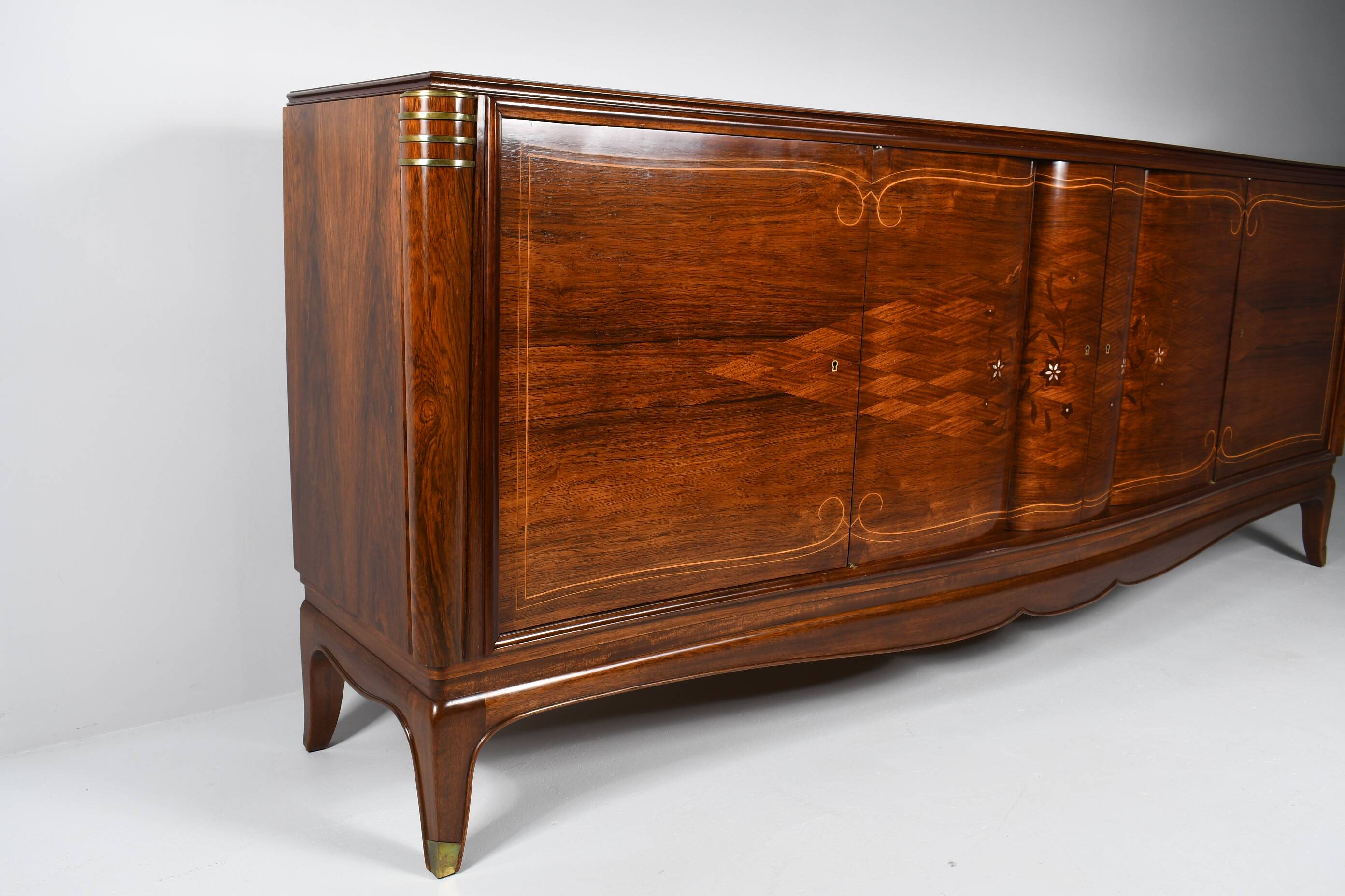 Vintage Art Deco sideboard by Jules Leleu, France 1940