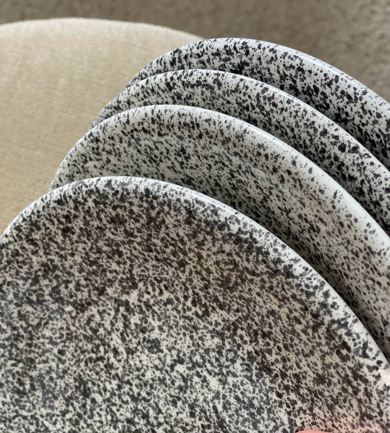 4 Castelforte dessert plates.