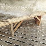 Old bench sidetable pine bench