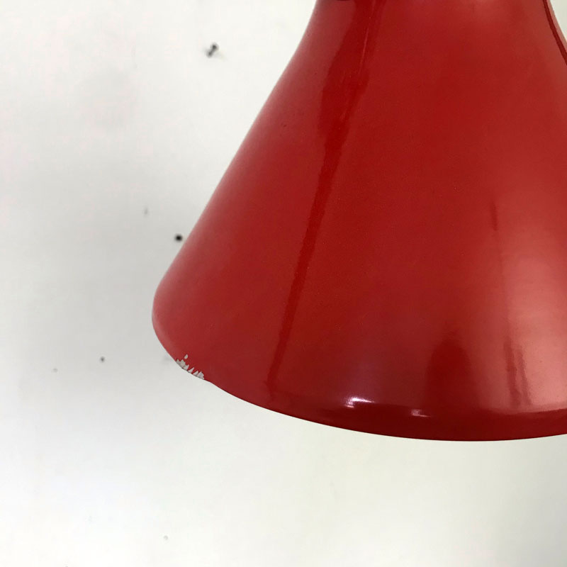 Red architect lamp