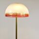 Lampe sur pied Roberto Pamio Febo en marbre, laiton et verre de Murano par Leucos Italie
