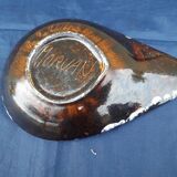 Empty flaming sandstone pocket of the green Morvan L 22.5 cm