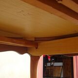 Oval table, Regency style, integrated extensions