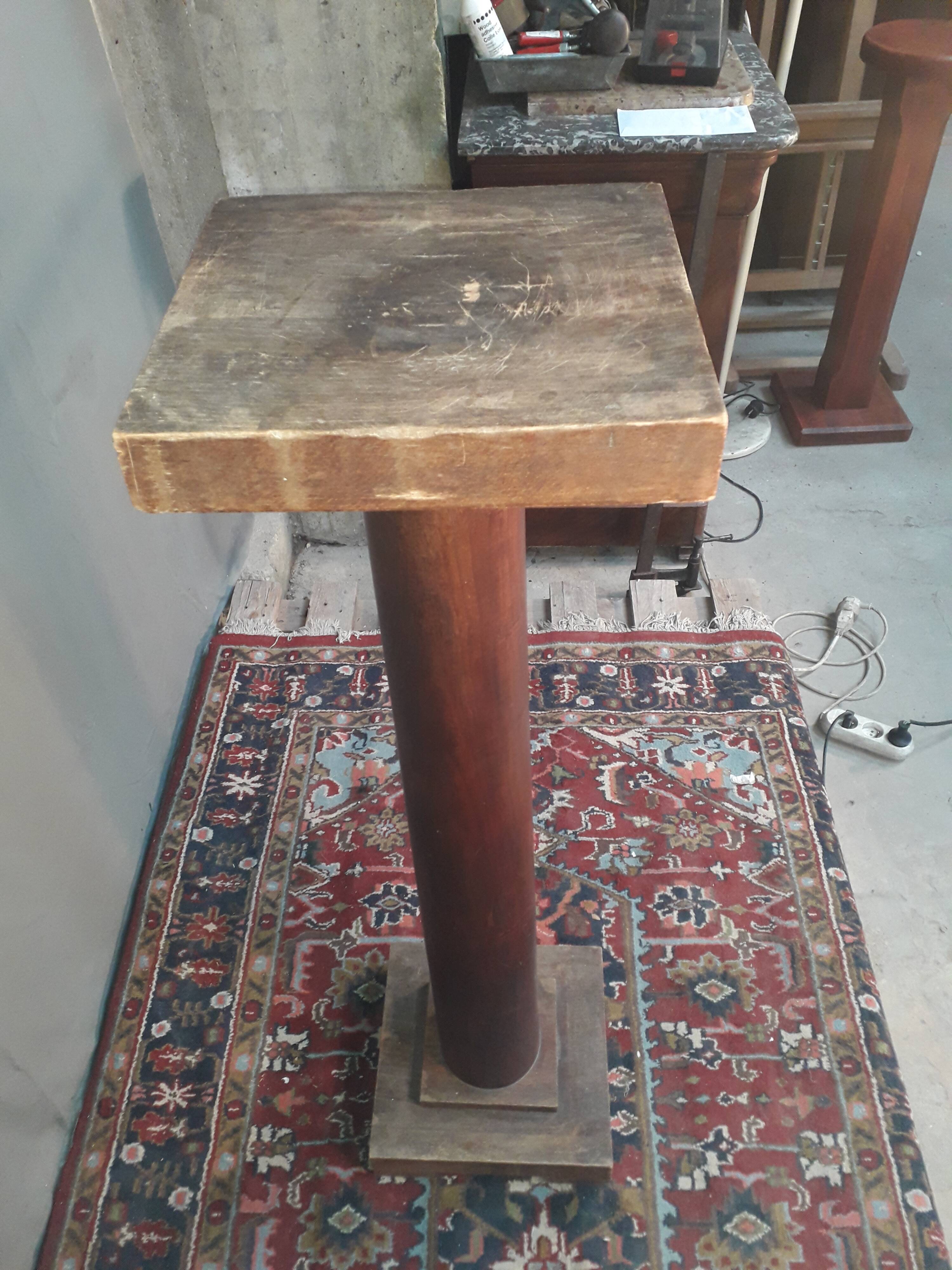 Selette en bois brut