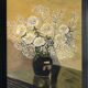 Painting oil painting on canvas signed representing a bouquet of flowers, still life.