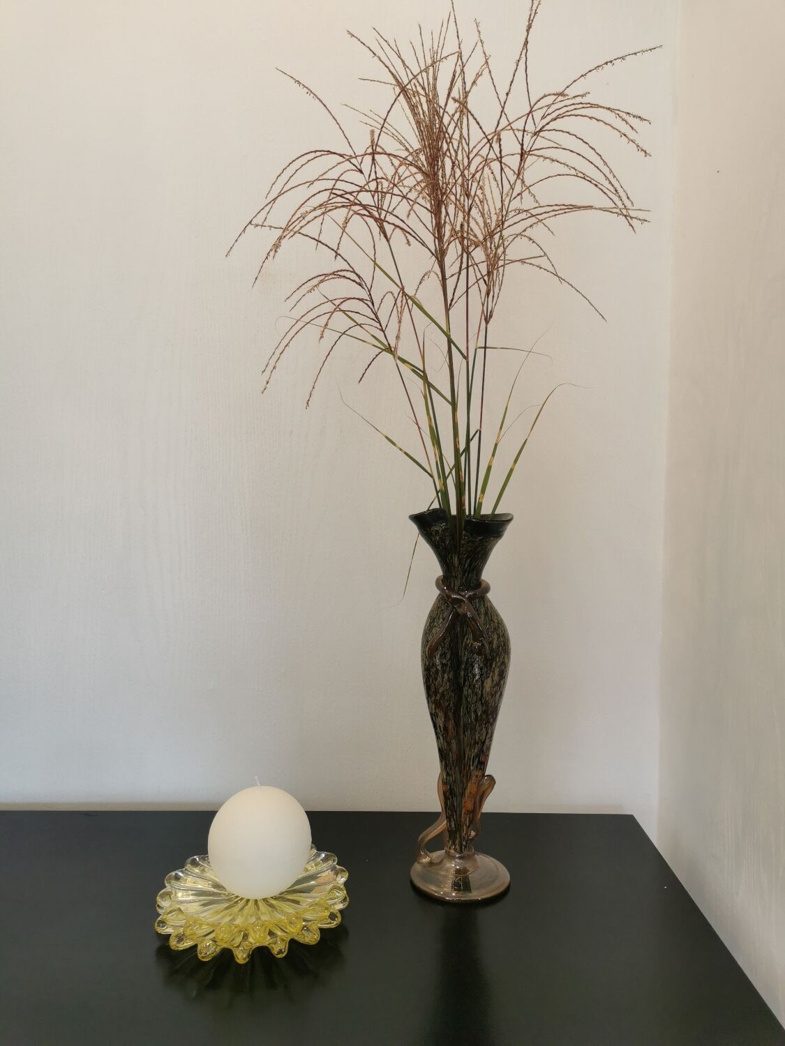 Vintage blown glass vase