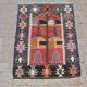 Handmade small kilim rug