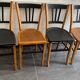 Series of 4 bistro chairs "Luterma" vintage 1960s