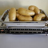 Old metal and chrome metal balance - Krups brand - 1960s