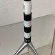 Lamp base, rocket shape, Deshoulières porcelain