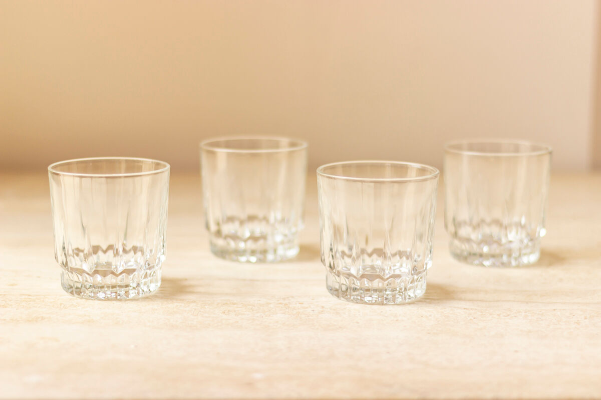 4 whisky glasses - Arcoroc