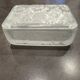 Art Deco cigarette box in frosted satin glass Barolac