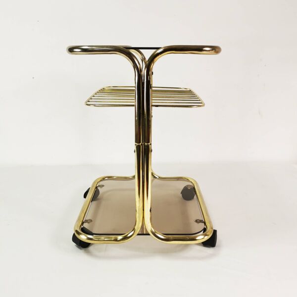 Table d'appoint mobile moderniste, Allemagne, 1970