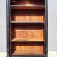 Monumental library with black two-tone oak.