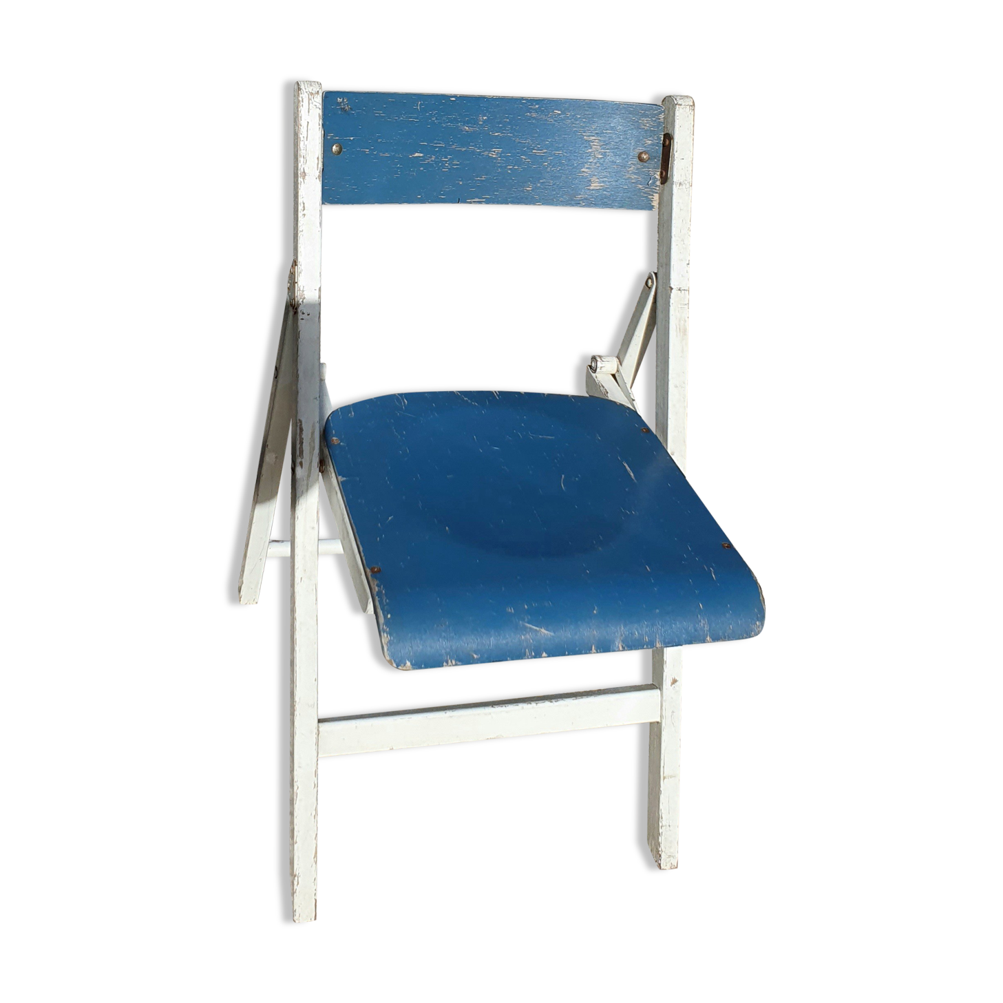 Vintage folding chair for children's desk