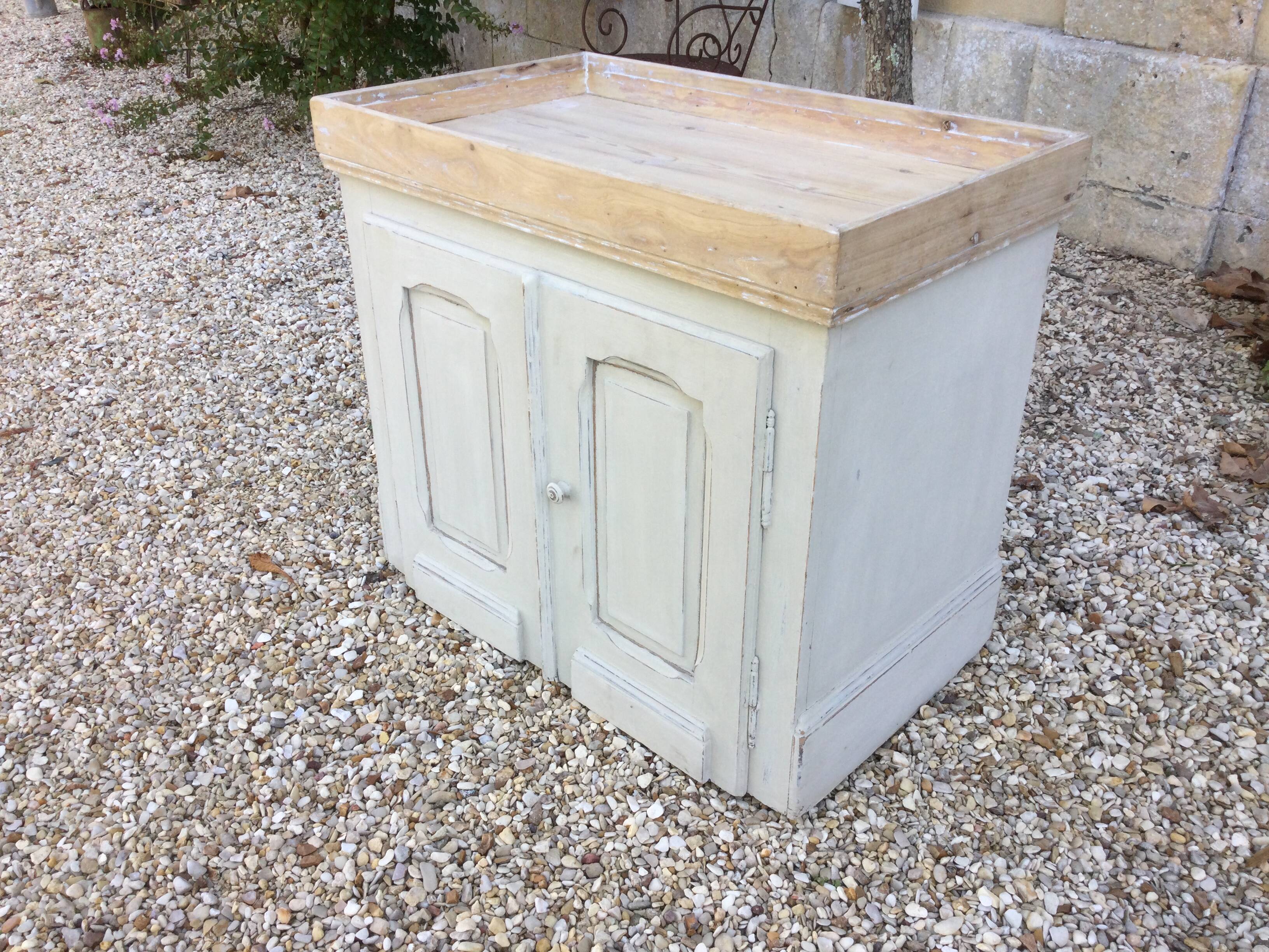 Small patinated Parisian piece of furniture