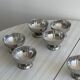 6 coupelles sur pied en inox style Letang Remy