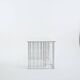 Wire glass and metal desk, terence conran, 1980s